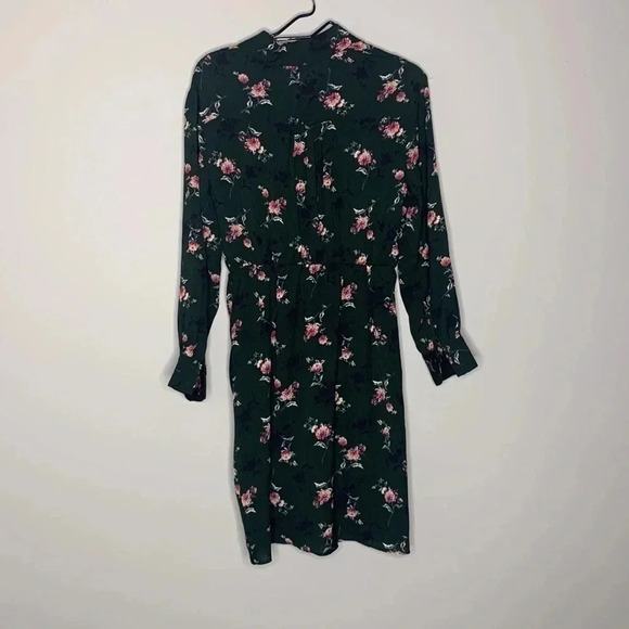 Anthropologie Everleigh Green Floral Dress Size Small - Picture 8 of 8
